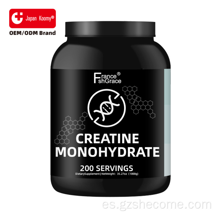 Rendimiento de fuerza del polvo de monohidrato de creatina Shecome